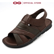 BRUNO CO. Leather Men's Sandals - Brown