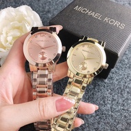 Michael Kors Women Diamond Stainless Steel Quartz Watch Ladies Fashion Casual Business Watches