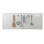 Thickened Wire-Wrap Board Display Rack Kitchen Storage Rack Mobile Phone Accessory Display Wall Hole