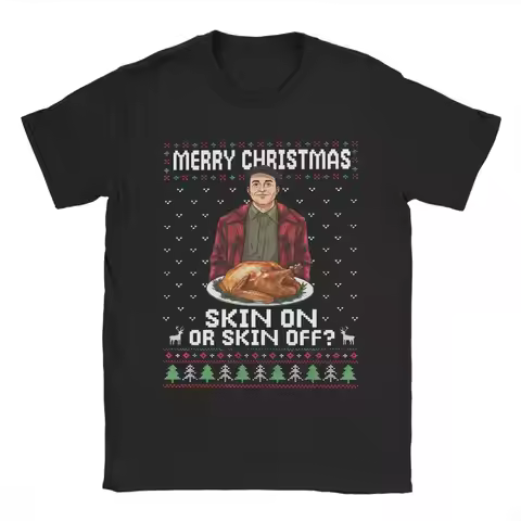 Charlie Hunnam as Ed Gein Merry Christmas Skin on or Skin Off Tshirts Unisex Cotton Clothing Streetw