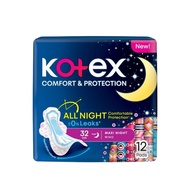 Kotex Soft & Smooth Overnight Wing Pad (32cm x 12's) Preethub