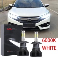 For Honda Civic FC (2016-2020) High Beam - Car Headlamp Combo LED Head Light Bulbs 9V-32V Bright 600