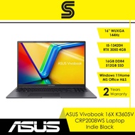 ASUS Vivobook 16X K3605V-CRP2008WS Laptop - 16" 144Hz/I5-13420H/RTX3050/16GB/512GB