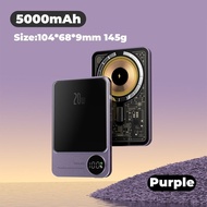 Zeallion Magsafe sạc dự phòng không dây cho iPhone 12 13 14 15 Pro Max] Sạc Bên Ngoài phụ trợ Pin sạ