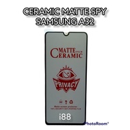 A32 a32 samsung ceramic matte spy privacy anti-peek full cover screen protector