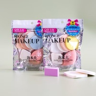 NECK 6pcs Japanese Sponges Water Drop Puff Wet And Dry Makeup Egg Beauty Cushion Puff Makeup Egg