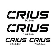 Crius Bike Pack Sticker - Bicycle Decal Sticker