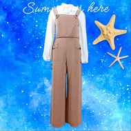 Jump wide-leg nude milk tea pants E72 pants D93 N86 O29 (not including shirt + bet)