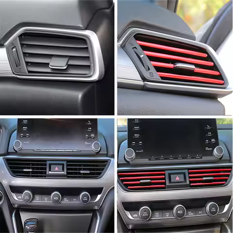 Car Air Conditioner Outlet Decorative for Audi A3 A4 B6 B8 A6 C5 C6 80 B5 B7 A5 Q5 Q7 TT 8P 100 8L C