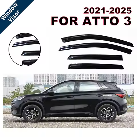 4 pcs of the latest model car window sunshade for BYD Yuan Plus/Atto 3 2021+, window visor rain guar