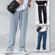 Ready Stock Korean Fashoin Loose Fit Jeans Men Vintage Straight Pants Harajuku Jeans Baggy Seluar Je