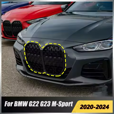 Meteor Style Front Grille For BMW G22 G23 M-Sport 420i 430i 435i M440i 420d 2020-2024 Racing Grills 