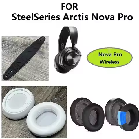 Original Ear Pads For SteelSeries Arctis Nova Pro Wireless Headphones Replacement Ear covers Earmuff