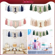 [Lohobby] 1st Birthday Banner Decoration First Birthday Banner Birthday Photo Background Birthday De