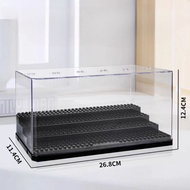 Acrylic Display Case Transparent Box Cover Deluxe Set 3/4 Tiers Layer Stack Sturdy Bricks
