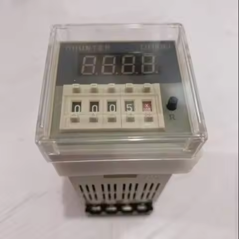 DH48J DH48J-8 DH48J-8A Electronic preset counters acyclic display counters 0-9999 8PIN with base DC1