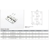 ecoWARE Stainless Steel Hinge (2 Inch ~ 4 Inch)