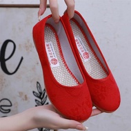2026 Fashion Ethnic Style Embroidered Shoes Embroidered Shoes Ethnic Style Cloth Shoes Mother Breath
