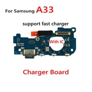 บอร์ดพอร์ตชาร์จไฟใน USB สำหรับ A33ซัมซุงพร้อมสายเคเบิลงอได้พอร์ต USB IC