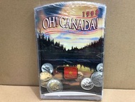 （世界錢幣 紀念貨幣系列）加拿大 鑄幣局 1998年 英女皇紀念精鑄銀幣套裝 加拿大 Canada 造幣局 原裝特製紀念膠盒（原封未開）加上外套保存 廣告說明書全齊 全套精鑄銀幣 共7款面額  加拿大