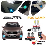 PERODUA BEZZA FOG LAMP LED BULB RGB Remote White Yellow Multi Color Lampu Spotlight Sport Light Ment