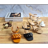 JK9 9cm High Heels Braided Shoes
