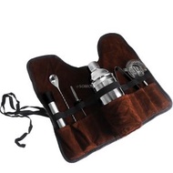 Others - 不銹鋼調酒器套裝 | 麂皮包布袋 | 雞尾酒調酒工具 | 包酒具收納包 - 麂皮包 750ml 搖壺調酒 7 件套