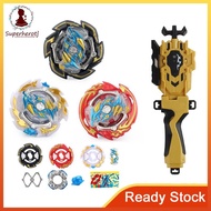 Mainan Beyblade Burst Fight GT B-133 3 IN 1 Starter Ace Dragon Toy With Wired Launcher Set