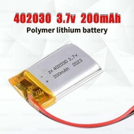 /1-10Pcs Lipo 402030 200Mah Battery 3.7V Polymer Lithium Ion Batteries Li-Po For Smart Band GPS Pet.