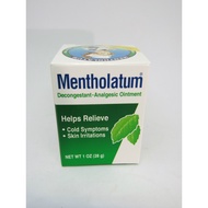 Mentholatum Decongestant Analgesic Ointment 28 grams