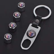 Car Styling Wheel Tire Valves Caps with Car Keychain for BMW E46 E39 E90 E91 E92 E93 E87 E86 F10 F20