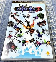 (缺貨中) PSP 戰鼓啪打碰 3 Patapon 3 戰鼓 日版 J4