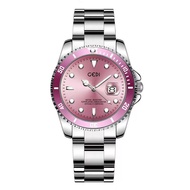 ของแท้ 100% GEDI 51132 นาฬิกาแฟชั่น นาฬิกาข้อมือผู้หญิง กันน้ํา สวยหรู สายสแตนเลส