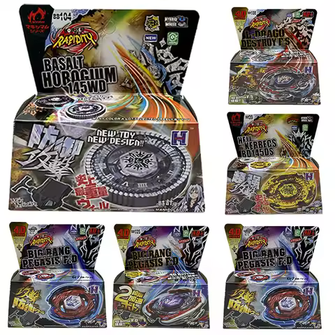 Takara Tomy Metal Fusion Bey Galaxy Pegasis Fury Master 4D System Gyro with Launcher Spinning Top To