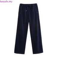 Uibey Fashion Flip Collar Cowboy Shirt+ Pants 10784