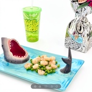 Molly Preferred Japanese Style Influencer Seaside Shark Plate Dumpling Plate Sushi Plate Dining Tabl