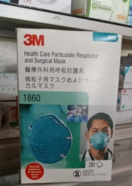 MASKER MEDIS/MASKER N95 ''3M'' 1860/MASKER ANTIVIRUS & BAKTERI/Masker 3M 1860 N95 8210 isi 20 Origin