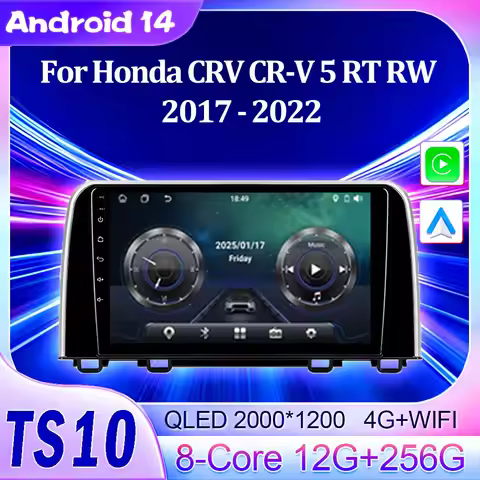 For Honda CRV CR-V 5 RT RW 2017 - 2022 Android Auto Car Radio 8 Core Touch Screen Intelligent Car Sy