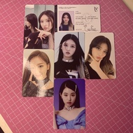 Ive gaeul yujin wonyoung photocard (eleven, lodi)