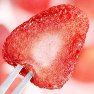 New Product Freeze-Dried Strawberry Crispy Snacks Snowflake Crisp Commercial Preserved Fruit Baking 