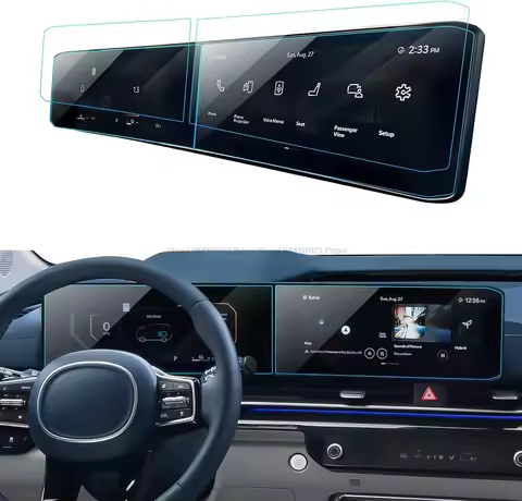 Tempered glass For Kia k5/Kia k4/Kia K3 2024 2025 12.3 inch car LCD gps Navigation and Dashboard Scr