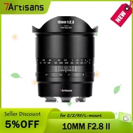 7ช่างฝีมือ10มม. F2.8 II แบบเต็มใบฟิชอายโฟกัสแบบแมนนวลเลนส์สำหรับ Sony A7S A7R นิคอน Z Z7II Leica TL 