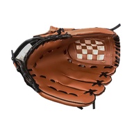 Double Faux Leather Ropes Baseball Glove Softball Glove Premium Double Faux Leather Baseball Batting