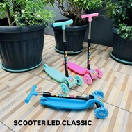 / 3-Wheel Children's Scooter / LED Light Wheel Scooter / Scooter LED Folding Scooter