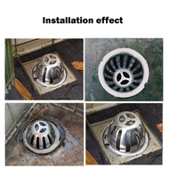 Stainless Steel Balcony Drain Round Floor Drain Cover Rain Pipe Cover