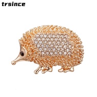 Luxury Rhinestone Hedgehog Brooch for Women Clothing Accessories Corsage Brooches for Women Broche F
