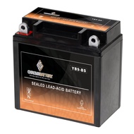 YB9-BS Maintenance Free Replacement Battery: 12 Volts, 9Ah, Nut and Bolt (T3) Terminal