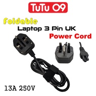 Foldable Laptop Cable Power Cord Simplug SP1 UK Type 13A 250V