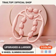[HOT]Trailtop Leg Massage 9 Wheels Ring-Shaped Muscle Relaxation Suitable For Home Yoga Workouts