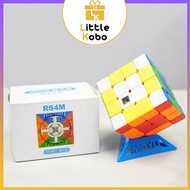 Rubik 4x4 MoYu RS4 M 4x4 RS4M Rubic Nam Châm 4 Tầng Stickerless Đồ Chơi Trí Tuệ Trẻ Em Phát Triển Tư
